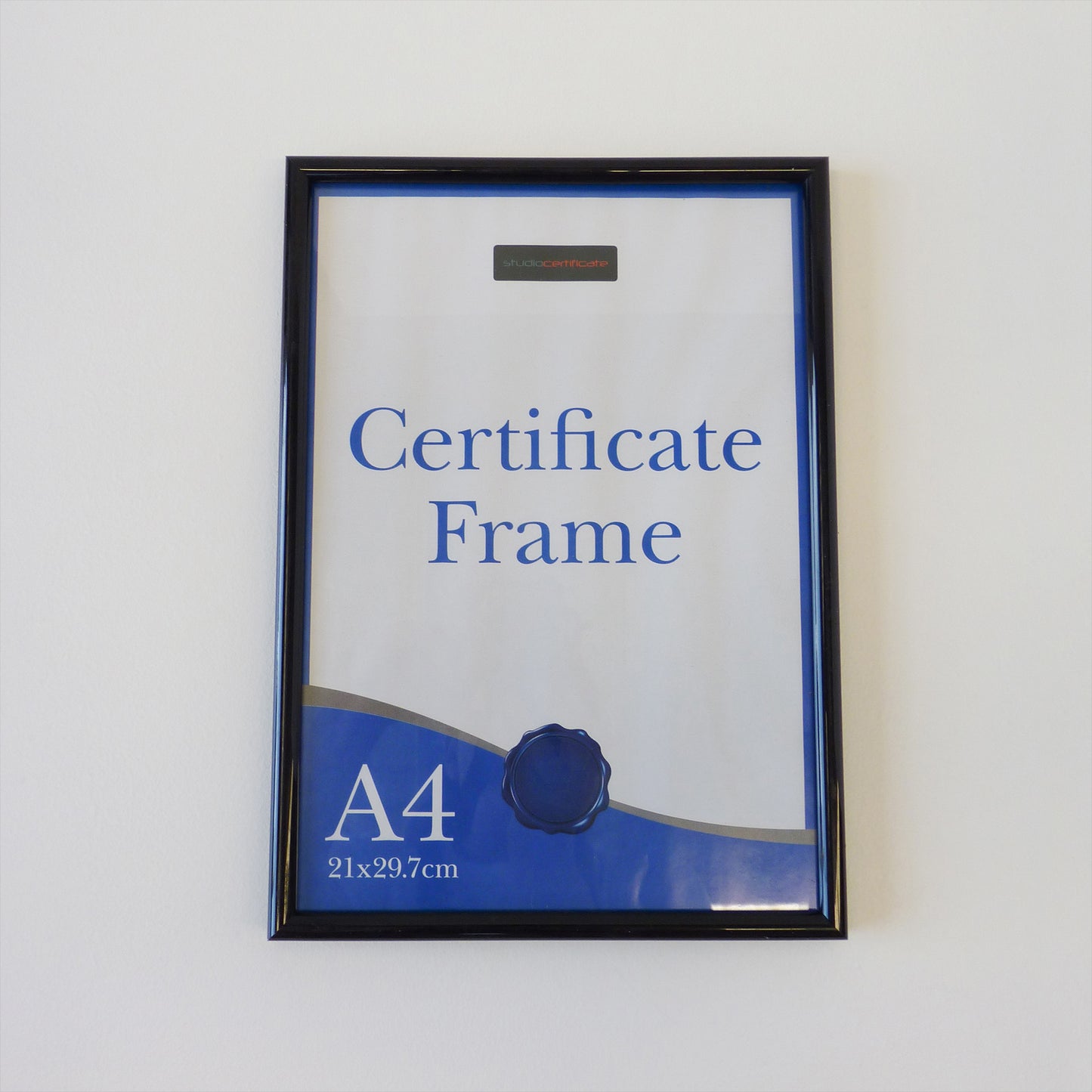 Black Certificate Frame