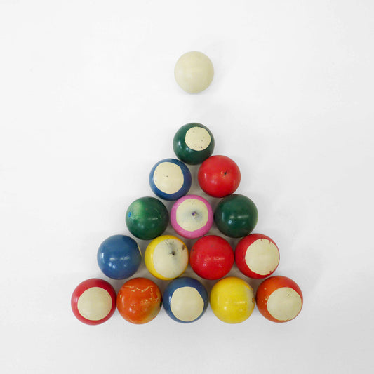 Fake Foam Billiard Balls Set