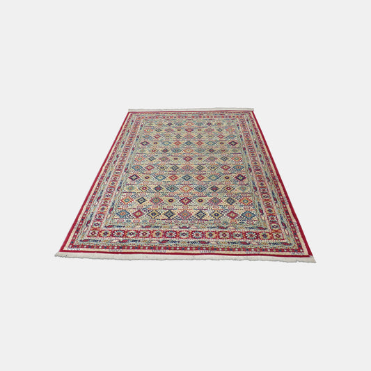 Medium Red Patterend Rug