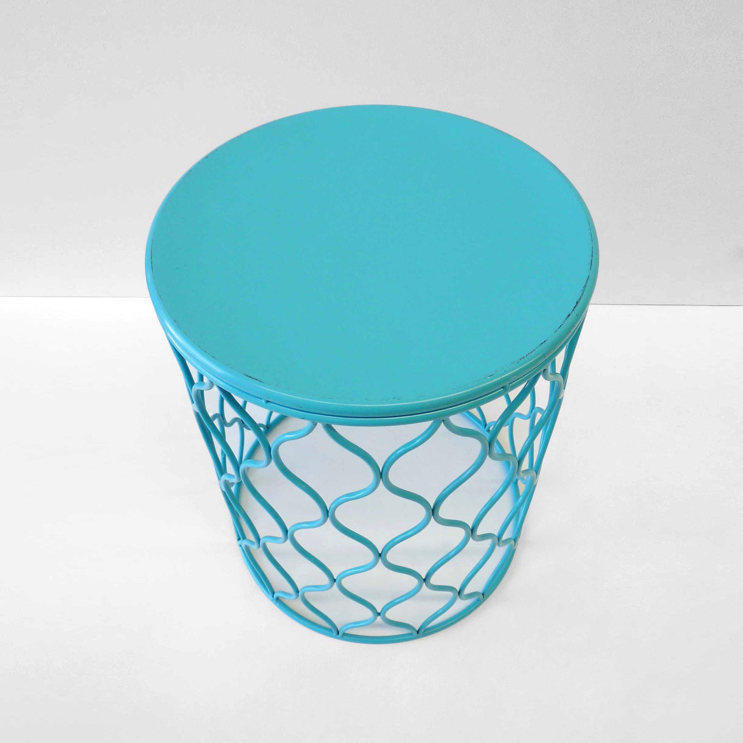 Wire Round Side Table