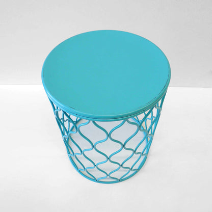 Wire Round Side Table