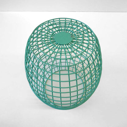 Wire Drum Side Table